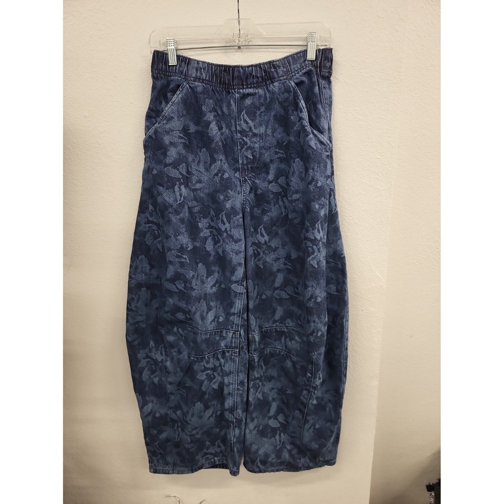 Gap Mid-rise Ultra soft Easy Horshoe/Barrel Jeans, Blue, Size Small
